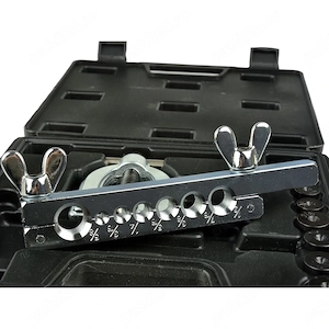 Aparat pentru bercuit conducte frana, 5/6/8/10mm, 1/4", 1/2", 10 piese, cutie plastic,nou - imagine 4