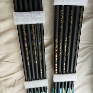 Săgeți din carbon pentru arbalete de 46 cm(17inch),51cm(20inch) sau 56 cm(22inch),varf 3 lame,noi - imagine 4