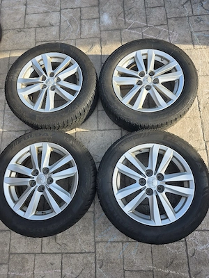 Set 4 jante aliaj 5x114,3 echipate cu anvelope MS 215/60/17 - imagine 2