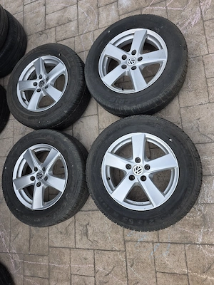 Set 4 jante aliaj 5x112 echipate cu anvelope 215/65/16 - imagine 2