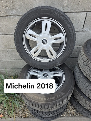 Set 4 jante aliaj 4x100 echipate cu anvelope MS 175/65/15 MINI 