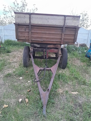 remorca auto basculabila tractor  - imagine 2