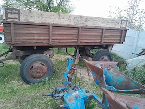 remorca auto basculabila tractor  - imagine 4