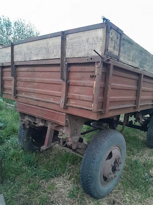 remorca auto basculabila tractor  - imagine 3