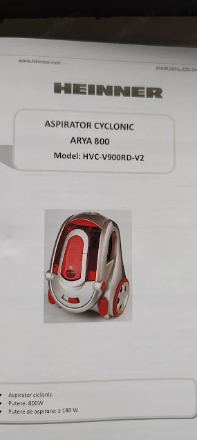 Aspirator fara sac, cu fir - imagine 4