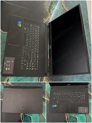 Laptop Gaming MSI Pulse GL76   i7 Gen 12 + RTX 3070   Ca NOU