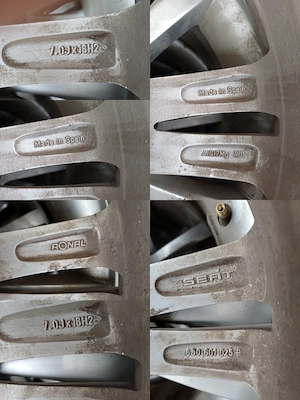 Set jante aliaj R16 Seat 5x100 ET 43 - imagine 3