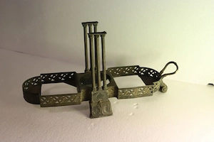 Fructiera metal stil Art deco posibil