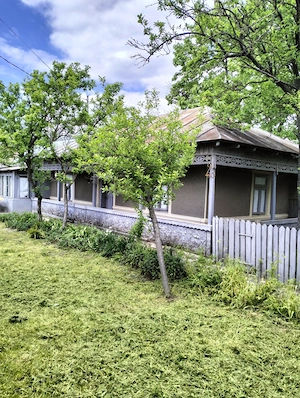 Vând casă bătrânească + teren 1100mp