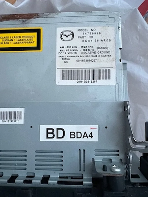 CD Player Mazda 3 BL - imagine 2