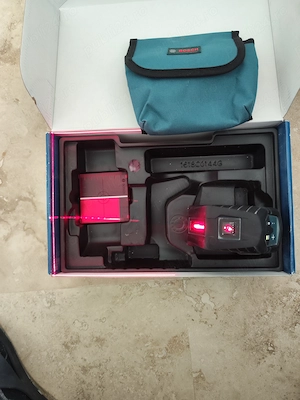 Nivela laser multifunctionala Bosch Professional GCL 2-15, 0.3 mm mp, 3x1.5V