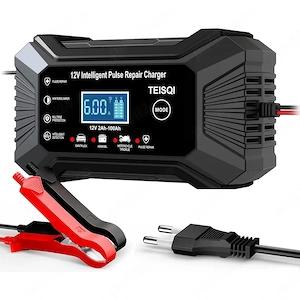 Redresor auto multifunctional, 12V/6A,4 moduri, Incarcare rapida, Ecran Digital, Protectie smart,nou