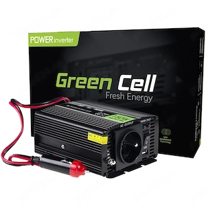 Invertor de tensiune PRO,150W/300W,12V la 220V Volt USB DC AC Green Cell sinusoidala modificata,nou
