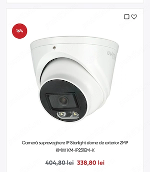 Sistem monitorizare video KMW 5 camere   Sistem securitate alarma