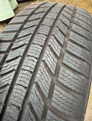 Jante aliaj originale Skoda,Audi,VW 17” 5x112+ anvelope iarna Continental  aproape noi-Dot 2624 - imagine 4