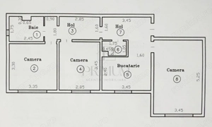 GIROCULUI -3 CAM -RENOVAT -DECOM. -CENTRALA AC -SPATIOS -BOXA - imagine 11