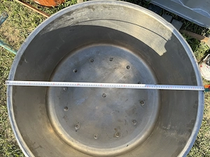 Cuva inox cu cărucior pentru industria alimentară