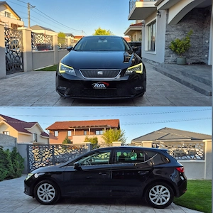 Seat Leon 1,6 Tdi 110 Cp Faruri Full Led Matrix Lane assist Distronic Rate Fixe Cash Livrare   - imagine 6