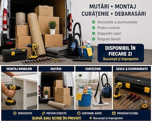 Ofer servicii rapide și serioase în București și împrejurimi!