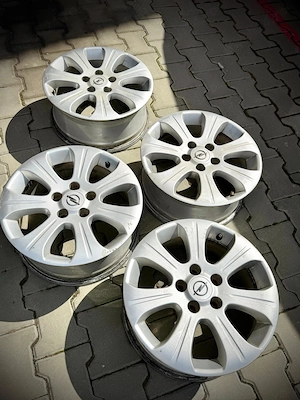Vând jante aliaj originale Opel R16, 5x110, ET39. - imagine 3