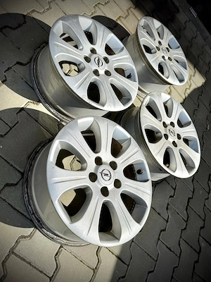 Vând jante aliaj originale Opel R16, 5x110, ET39. - imagine 2