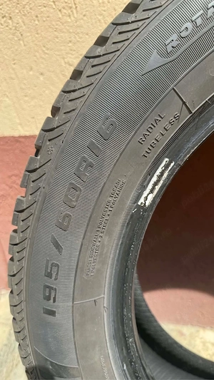 vand 4 cauciucuri de iarna 195/60 R16 - imagine 4