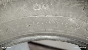 Vând anvelope noi iarna Nokian 185/60 R15 - imagine 5