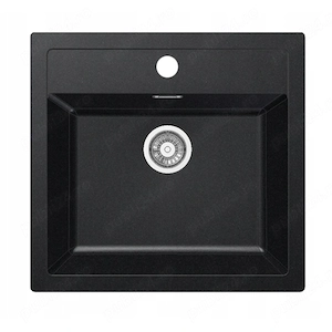 pachet chiuveta Franke Sirius Sid 610 negru+baterie Pola