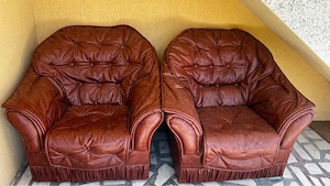 Fotoliu imitatatie piele 