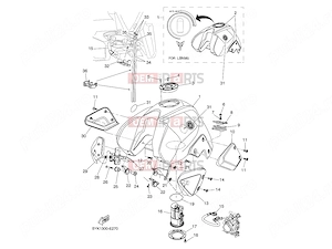 Plastice / Ornamente Yamaha MT-03 (2006 - Prima Generatie) - imagine 2