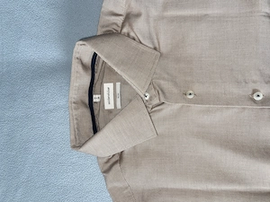 Camasa bej Seindensticker, S, nou, slim fit