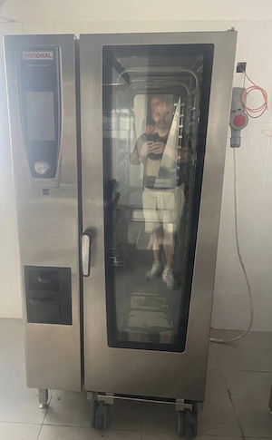 Cuptor rational cu 20 de tavi nou si masina de spalat vase automat nou  - imagine 3
