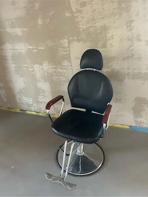 Scaun Frizerie cu pedala hidraulica - imagine 2