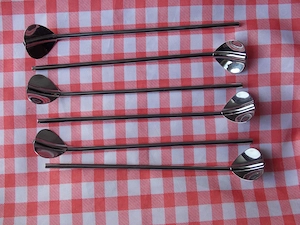 Set 6 lingurite paie inox WMF pentru mojito sau limonada
