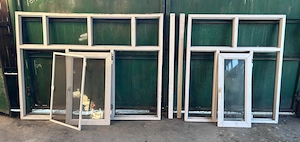 Vând termopane complete   ideale pentru balcon   renovare