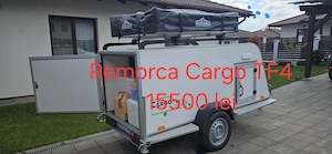 De vanzare remorca Cargo TF4,Cort plafon auto,alte accesorii camping