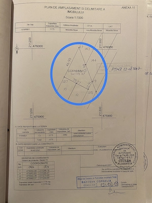 Teren generos pentru casă cu livadă sau duplex triplex