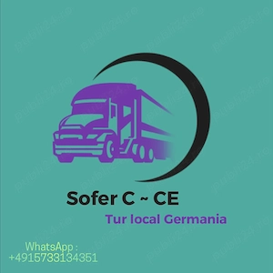 Sofer categoria C si CE  Germania  tur local 