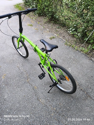 Vând bicicleta pliabila Velors Advantage V2052A 20", verde negru
