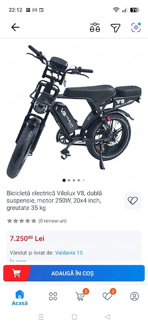 bicicleta electrica vilolux v8 ultra