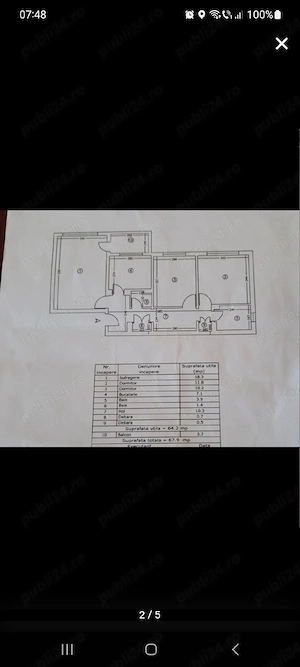 Apartament 3 camere cu vedere la Parcul tineretului