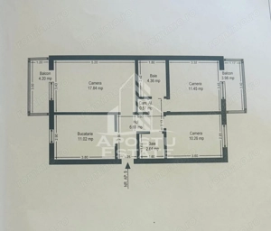 Apartament 3 camere zona Alfa - imagine 13