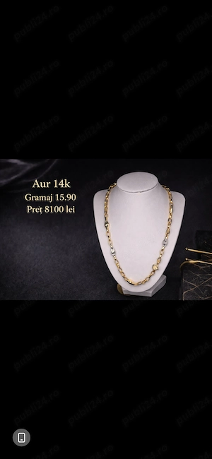Aur 14k stantat 585 cu certificat