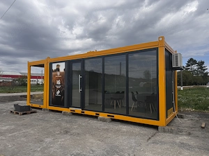 Container de expoziție   Office - complet echipat 6 x 2.4 + 2 x 2.4