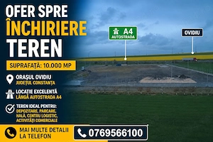 Închiriez teren 10.000mp - imagine 3