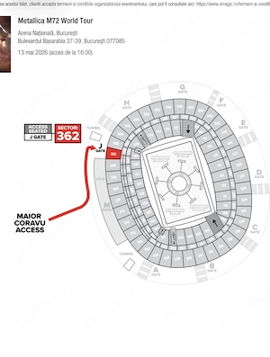 Bilete Metallica Bucuresti