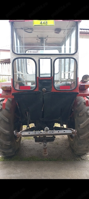 Tractor U445 cu plug de Craiova si remorca monoax de Medgidia - imagine 3