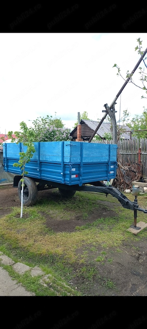 Tractor U445 cu plug de Craiova si remorca monoax de Medgidia - imagine 7