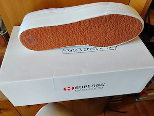 Tenis Superga cu platforma 4 cm