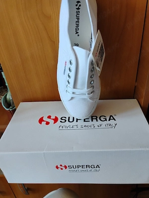Tenis Superga cu platforma 4 cm - imagine 3
